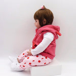 NPK Adorabile bambola realistica in silicone per bambina
