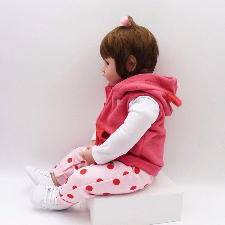 NPK Adorabile bambola realistica in silicone per bambina