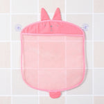 Cartone animato da appendere alla parete, cucina, bagno, borse portaoggetti, borsa a rete in rete lavorata a maglia, giocattoli da bagno per bambini, organizer per shampoo
