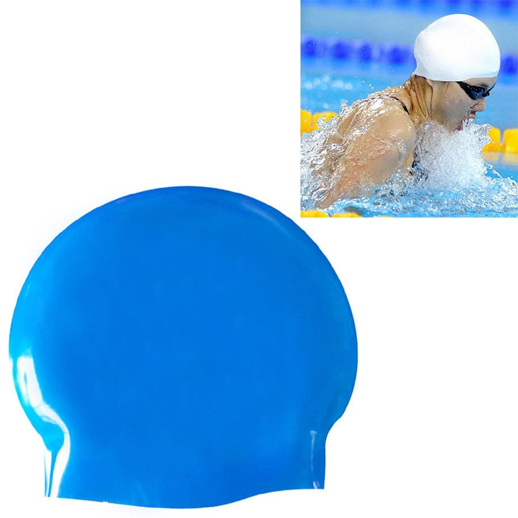 Cuffia da nuoto professionale in puro silicone lucido senza cuciture ad alta elasticità, Glossy Seamless (Blue), Glossy Seamless (White), Glossy Seamless (Pink), Glossy Seamless (Red), Glossy Seamless (Purple), Glossy Seamless (Yellow)