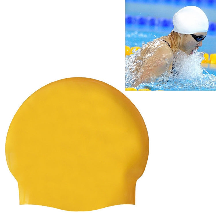 Cuffia da nuoto professionale in puro silicone lucido senza cuciture ad alta elasticità, Glossy Seamless (Blue), Glossy Seamless (White), Glossy Seamless (Pink), Glossy Seamless (Red), Glossy Seamless (Purple), Glossy Seamless (Yellow)