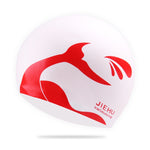 Cuffia da nuoto in silicone con motivo delfino in versione allargata per uomo e donna, Enlarged Version (White), Enlarged Version (Pink), Enlarged Version (Silver), Enlarged Version (Black), Enlarged Version (Blue)