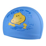 Cuffia da nuoto impermeabile rivestita in PU modello ippopotamo per bambini, Cartoon Hippo (Lack Blue), Cartoon Hippo (Pink), Cartoon Hippo (Blue), Cartoon Hippo (Orange)