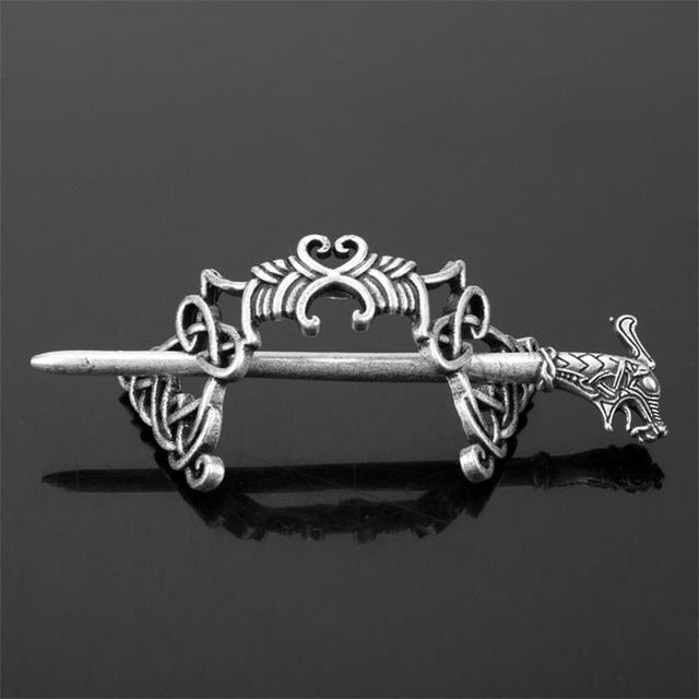 Grandi nodi celtici Corona forcine gioielli Rune vichinghe vintage Donna Ragazza Forcina fermagli per capelli Accessori per diapositive