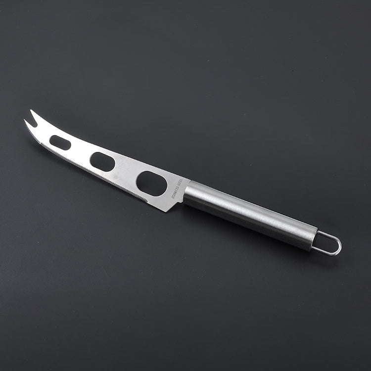 Coltello da formaggio in acciaio inox con punta a forchetta