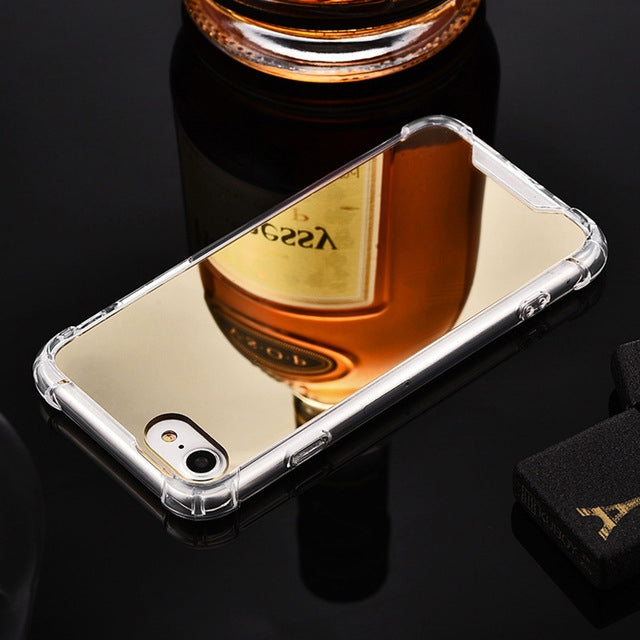 Custodia TPU acrilico con specchio per iPhone XR