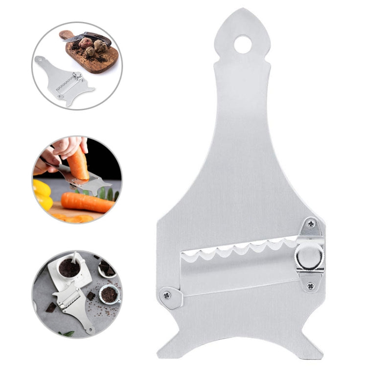 Pialletto per Cioccolato a Forchetta Grattugia per Formaggio in Acciaio Inox, Cheese Slicer 6