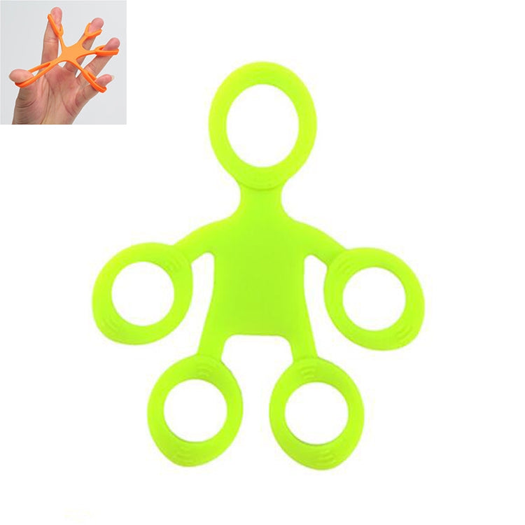 Anello di trazione per esercizi da polso con forza di dito in silicone umanoide, Humanoid Green, Humanoid Blue, Humanoid Orange