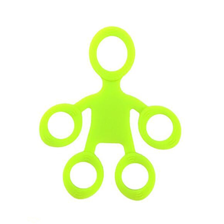 Anello di trazione per esercizi da polso con forza di dito in silicone umanoide, Humanoid Green, Humanoid Blue, Humanoid Orange