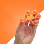 Anello di trazione per esercizi da polso con forza di dito in silicone umanoide, Humanoid Green, Humanoid Blue, Humanoid Orange