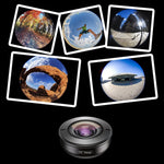 Obiettivo Fisheye APEXEL 195° per smartphone compatibili