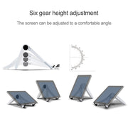 Staffa da tavolo per tablet PC portatile Staffa triangolare di raffreddamento