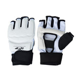Mezze dita Guanti da boxe da allenamento con sacchi di sabbia per adulti Guanti da sparring Taekwondo fitness in pelle PU, XS, S, M, L, XL, XXL