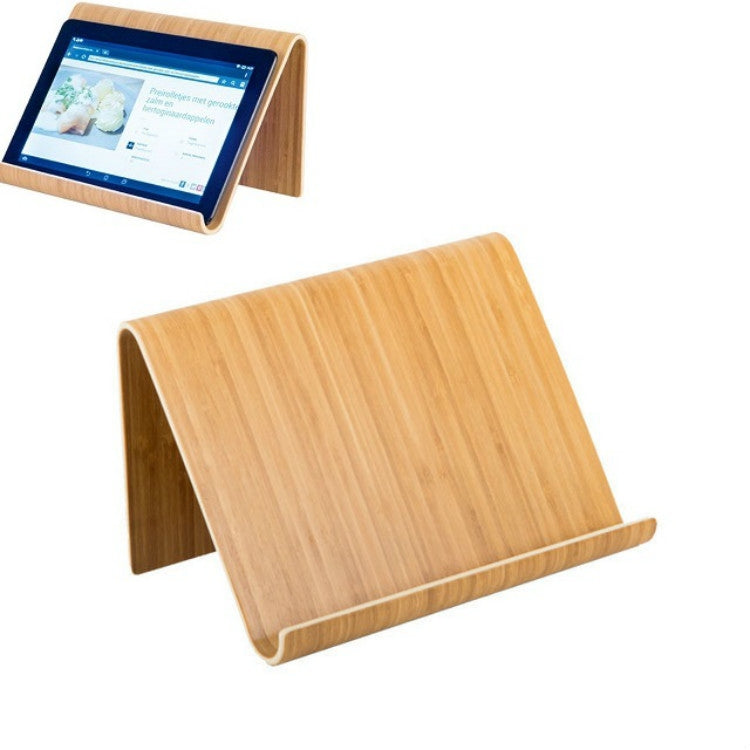 Supporto da tavolo in bambù per tablet