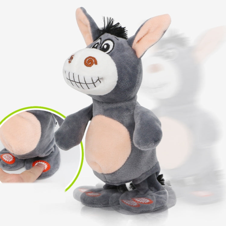 Giocattolo interattivo per animali domestici elettronico Smart Walking Talking Small Donkey Regalo di compleanno per bambini, Small Donkey