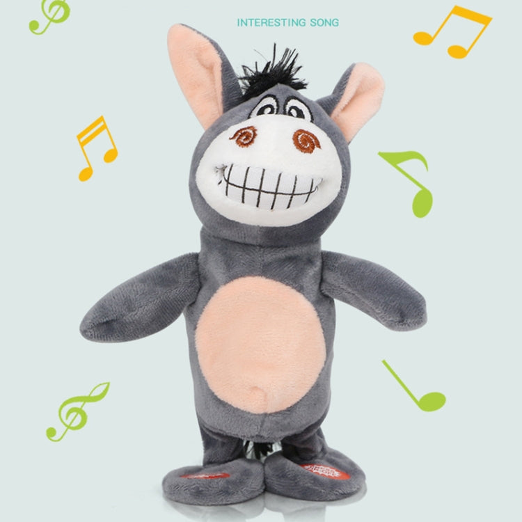 Giocattolo interattivo per animali domestici elettronico Smart Walking Talking Small Donkey Regalo di compleanno per bambini, Small Donkey