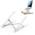 Staffa per laptop regolabile in altezza regolabile in altezza per il raffreddamento del desktop di sollevamento portatile pieghevole