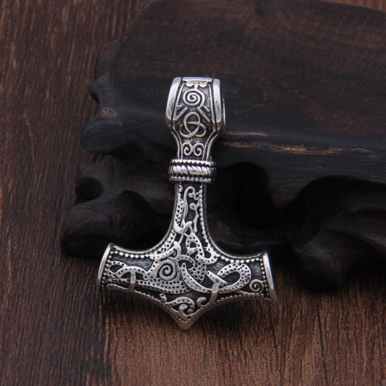 Collana con martello talismano protettivo vichingo con ciondolo Mjolnir