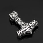Collana con martello talismano protettivo vichingo con ciondolo Mjolnir