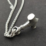 Collana con martello talismano protettivo vichingo con ciondolo Mjolnir