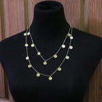 Collana lunga da donna in wafer