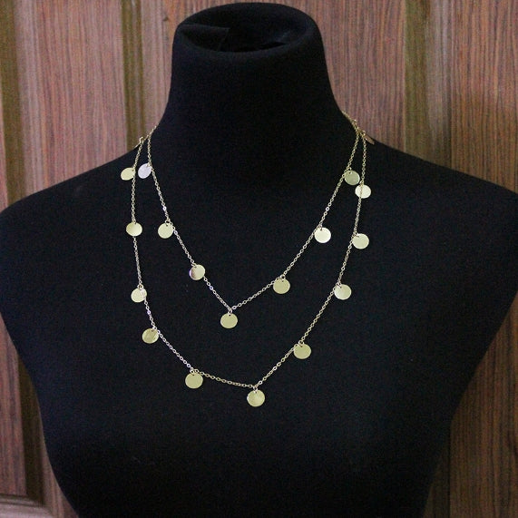 Collana lunga da donna in wafer