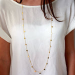 Collana lunga da donna in wafer