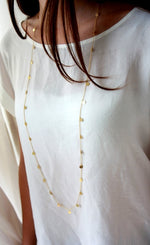 Collana lunga da donna in wafer