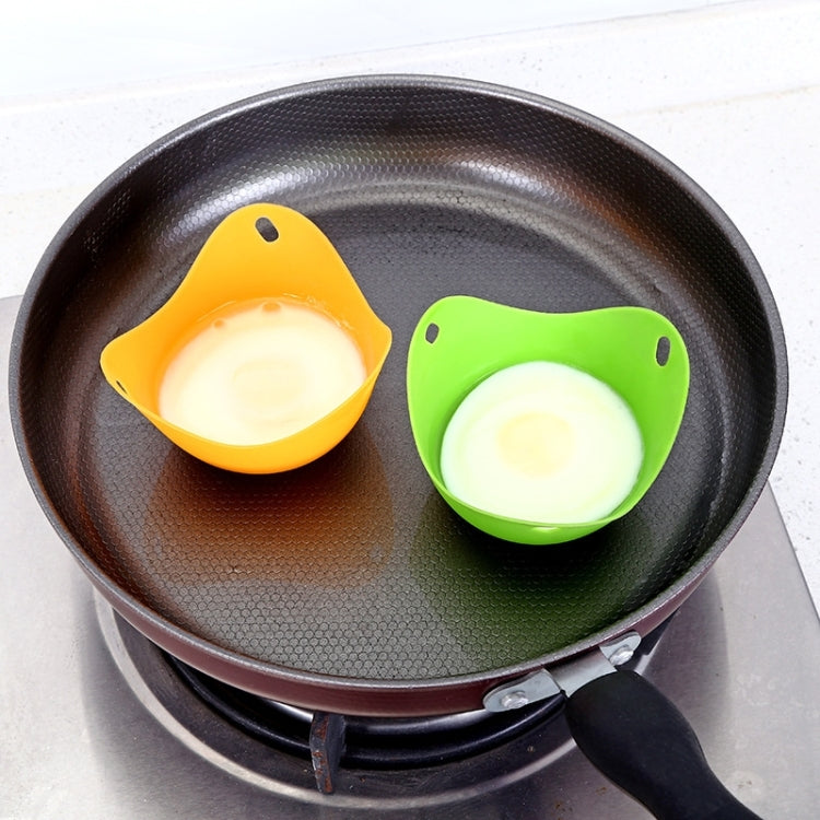 3 pz. Cuociuova in silicone Staffa per uova Utensili da cucina Pancake Pentole Bakeware Vassoio per piastre per uova a vapore, Green, Red, Blue, Yellow, 4 pieces of steamed egg