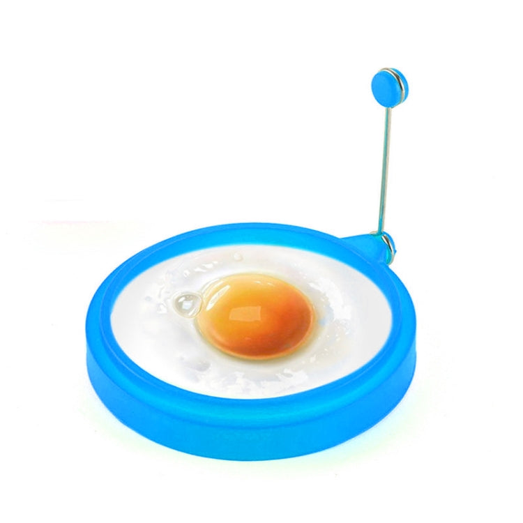 Anello per uova rotondo in silicone per colazione fai-da-te Stampo per uova fritte Anello per pancake Stampo da cucina antiaderente, Round, Blue, Round, Green, Round, Orange, Round, Red