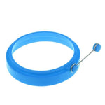 Anello per uova rotondo in silicone per colazione fai-da-te Stampo per uova fritte Anello per pancake Stampo da cucina antiaderente, Round, Blue, Round, Green, Round, Orange, Round, Red