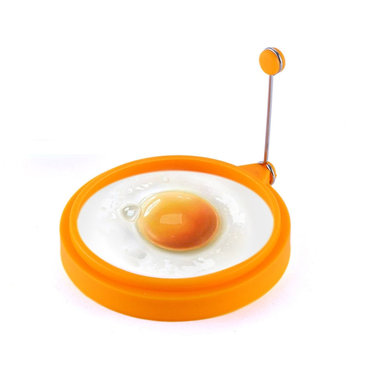 Anello per uova rotondo in silicone per colazione fai-da-te Stampo per uova fritte Anello per pancake Stampo da cucina antiaderente, Round, Blue, Round, Green, Round, Orange, Round, Red