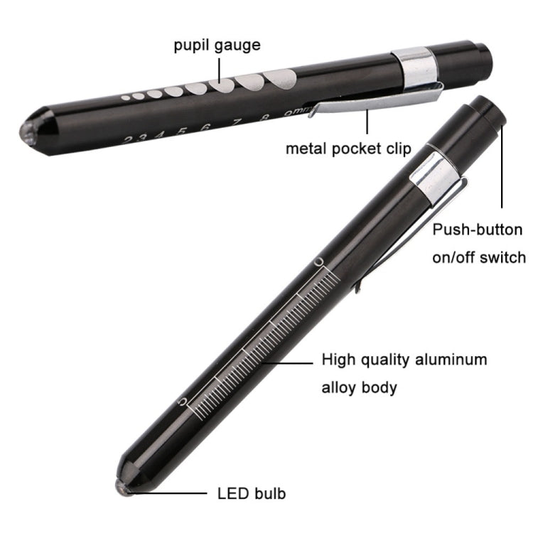 Mini torcia tascabile da 5 pezzi Torcia a LED Lampada per ispezione per la cura dell'orecchio della bocca