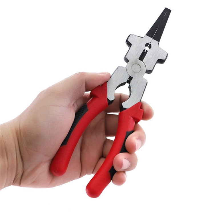 Pinze per saldatura multifunzione da 8 pollici Pinze per saldatura con schermatura a gas Saldatura Pinze per anelli di sicurezza speciali a risparmio di manodopera, 8 Inch