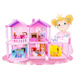 Casa delle bambole principessa in miniatura 46x31x7 cm