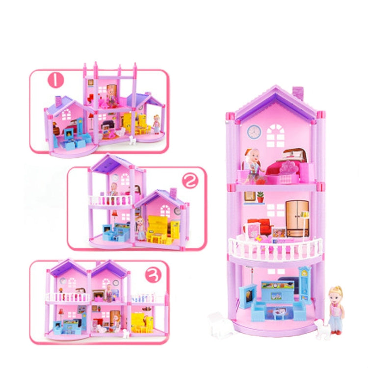 Casa delle bambole principessa in miniatura 46x31x7 cm
