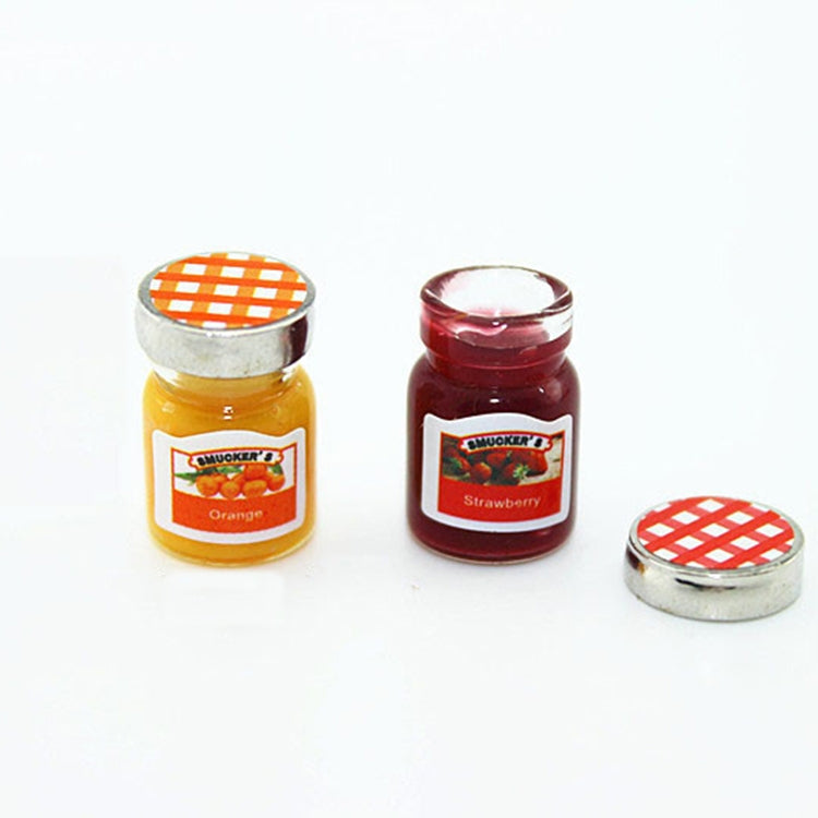 Mini accessori per casa delle bambole Mini vasetto di marmellata Simulazione Condimenti da cucina, Jam Jar