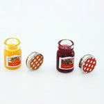 Mini accessori per casa delle bambole Mini vasetto di marmellata Simulazione Condimenti da cucina, Jam Jar