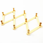 Stendibiancheria pieghevole da appendere alla parete retrattile in legno massiccio, Coat Rack Drying Rack