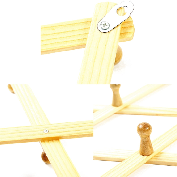 Stendibiancheria pieghevole da appendere alla parete retrattile in legno massiccio, Coat Rack Drying Rack