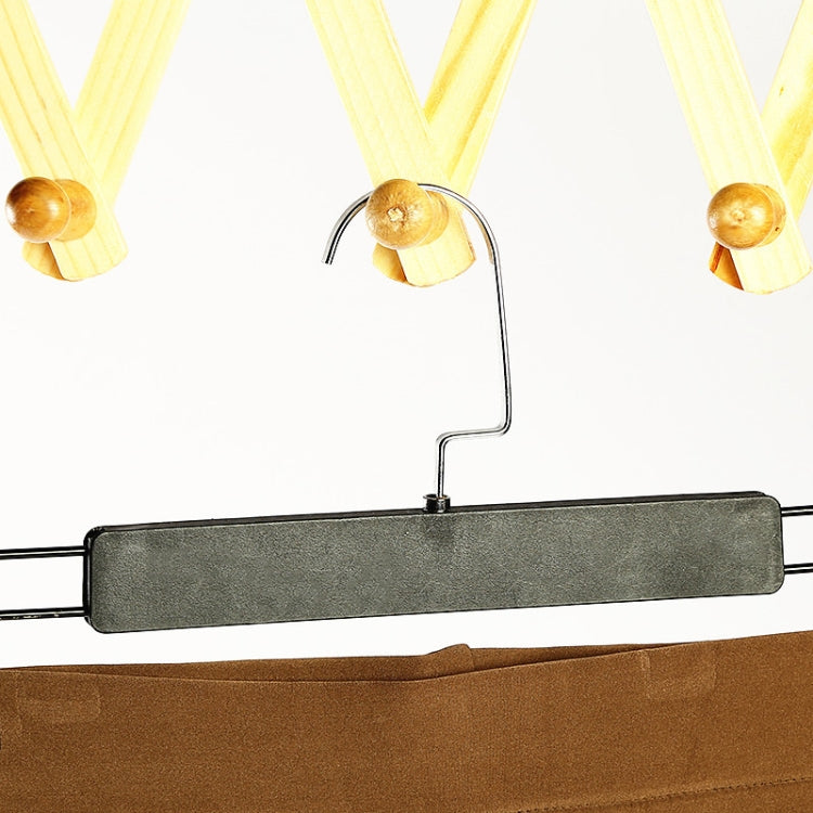 Stendibiancheria pieghevole da appendere alla parete retrattile in legno massiccio, Coat Rack Drying Rack