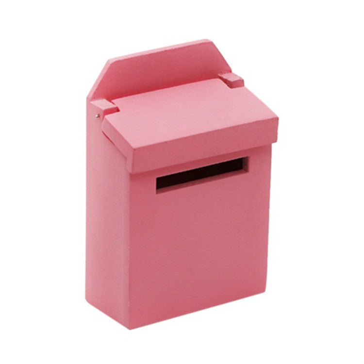 Mini cassetta postale in legno per accessori per casa delle bambole in scala 1:12 da 2 pezzi