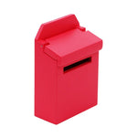 Mini cassetta postale in legno per accessori per casa delle bambole in scala 1:12 da 2 pezzi