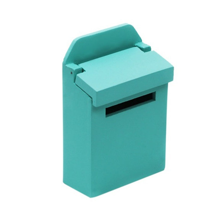 Mini cassetta postale in legno per accessori per casa delle bambole in scala 1:12 da 2 pezzi