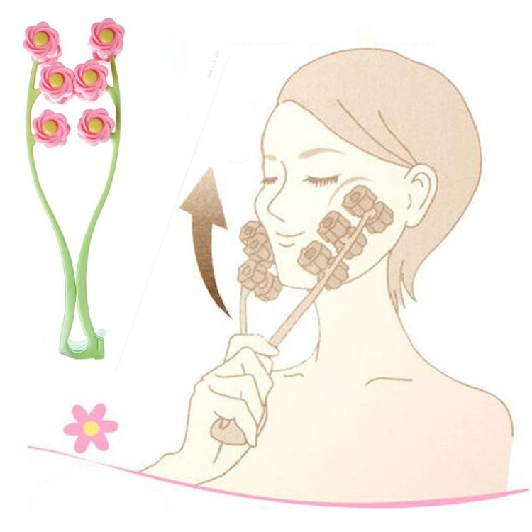 Strumento per il doppio mento del viso, massaggiatore manuale per il viso, strumento di bellezza per il viso, Pink, Blue