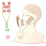 Strumento per il doppio mento del viso, massaggiatore manuale per il viso, strumento di bellezza per il viso, Pink, Blue