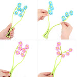Strumento per il doppio mento del viso, massaggiatore manuale per il viso, strumento di bellezza per il viso, Pink, Blue