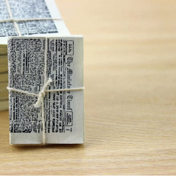 Simulazione in miniatura della casa delle bambole Un fascio di giocattoli per bambini di giornali, One Bundle of Newspaper