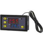 Termostato digitale con interruttore e display 12V