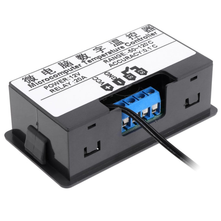 Termostato digitale con interruttore e display 12V